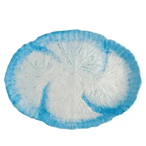 Bandeja Azul Floral Radicchio